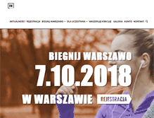 Tablet Screenshot of biegnijwarszawo.pl
